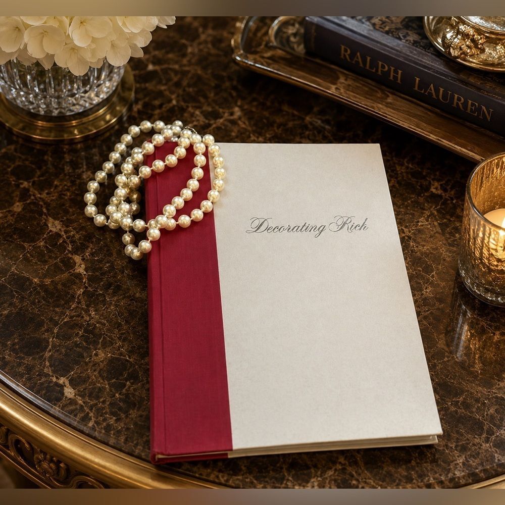 VTG EUC *Decorating Rich* Gorgeous HC Book READ